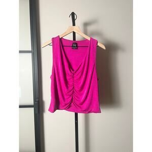 Naked Wardrobe Pink Ruched Tank Size 2X